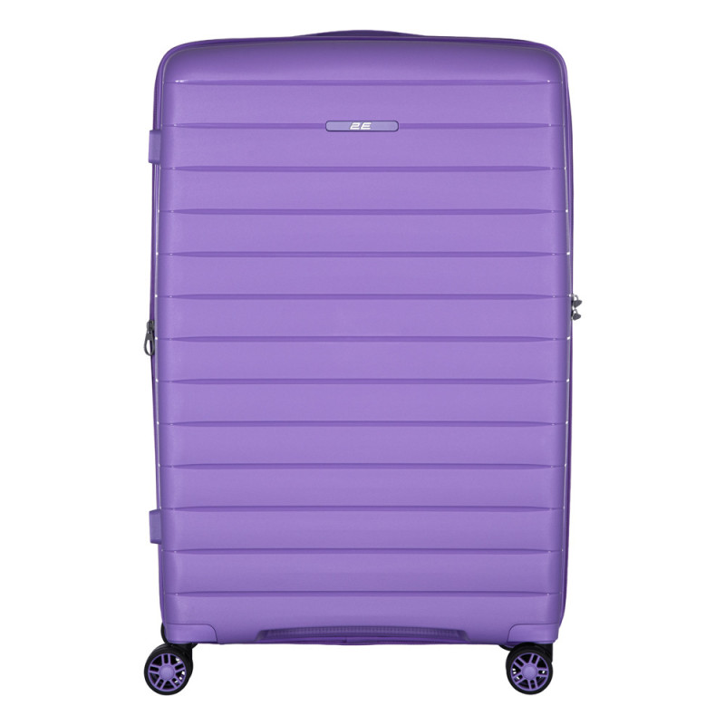 2E Suitcase Large, Aero, polypropylen, 99/119L, TSA, 4 wheels, EXP, lavender (2E-SPP-AERO-L-LV)
