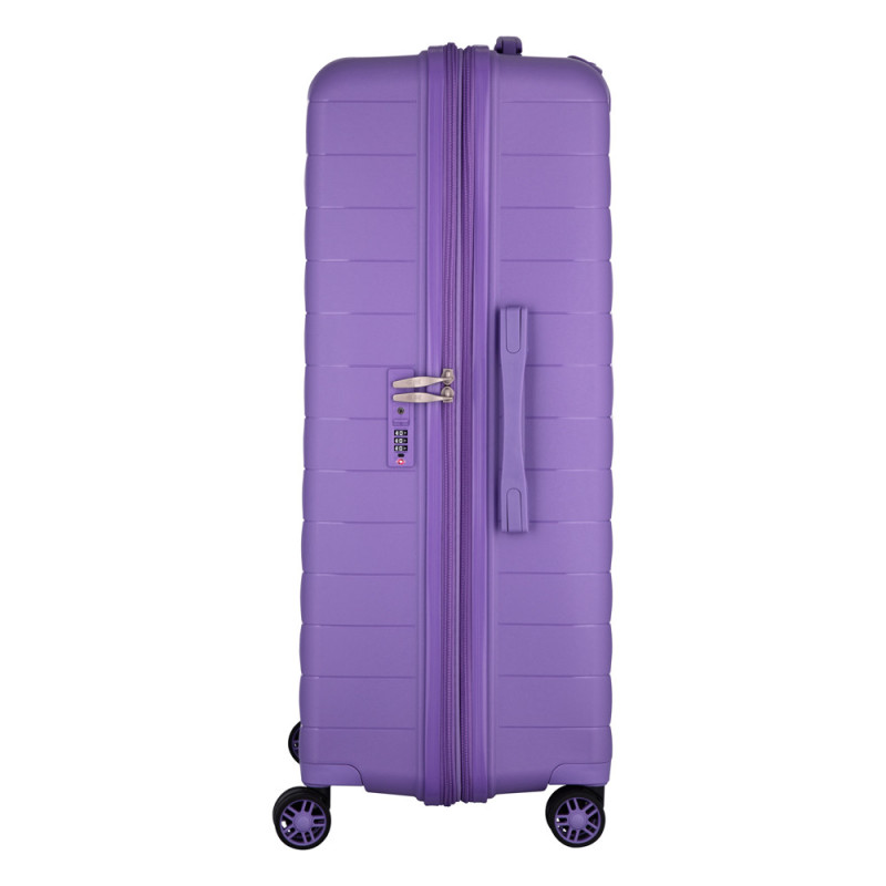 2E Suitcase Large, Aero, polypropylen, 99/119L, TSA, 4 wheels, EXP, lavender (2E-SPP-AERO-L-LV)