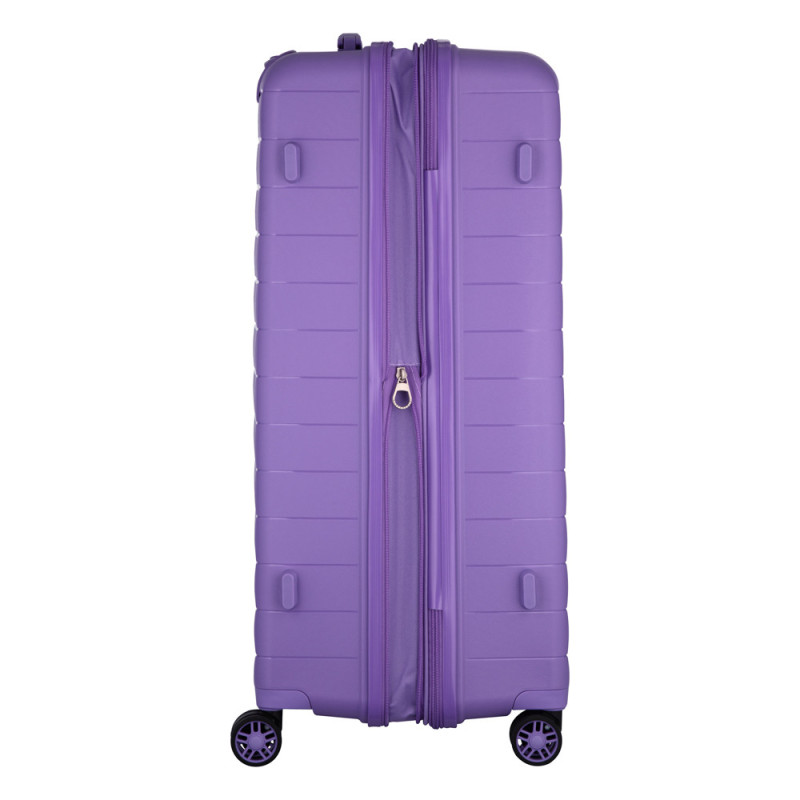 2E Suitcase Large, Aero, polypropylen, 99/119L, TSA, 4 wheels, EXP, lavender (2E-SPP-AERO-L-LV)