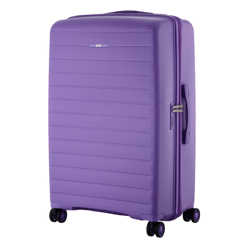 2E Suitcase Large, Aero, polypropylen, 99/119L, TSA, 4 wheels, EXP, lavender (2E-SPP-AERO-L-LV)