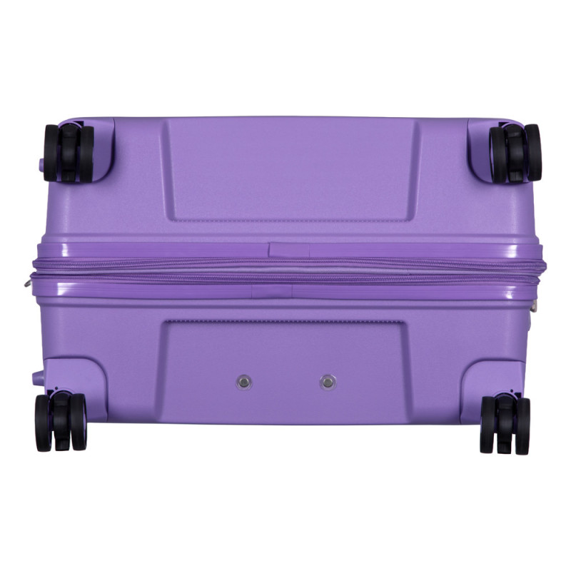 2E Suitcase Large, Aero, polypropylen, 99/119L, TSA, 4 wheels, EXP, lavender (2E-SPP-AERO-L-LV)