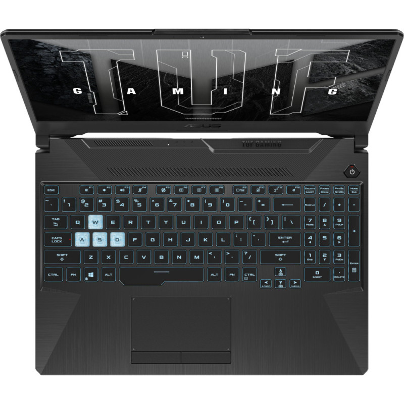 ASUS Ноутбук TUF Gaming A15 FA506NF-HN031 15.6" FHD IPS, AMD R5-7535HS, 16GB, F512GB, NVD2050-4, NoOS, Черный