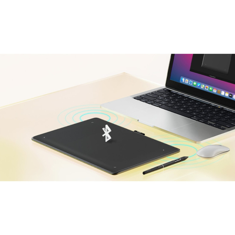 Huion Graphical tablet 10.5 x6.25  Inspiroy Frego M, BT, USB-C, black (L610)