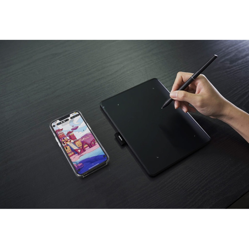 Huion Graphical tablet 10.5 x6.25  Inspiroy Frego M, BT, USB-C, black (L610)