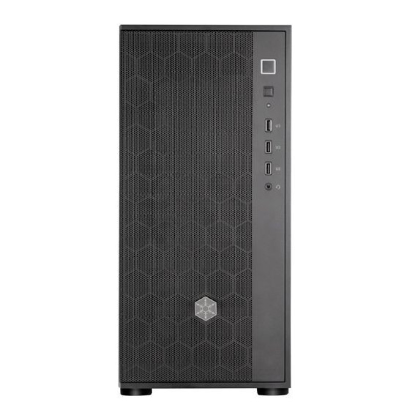 SilverStone Computer case FARA FAR1B-V2, without PSU, 2xUSB3.0, 1xUSB2.0, 1x120mm Black fan, TG Side Panel, ATX, Black (SST-FAR1B-V2)