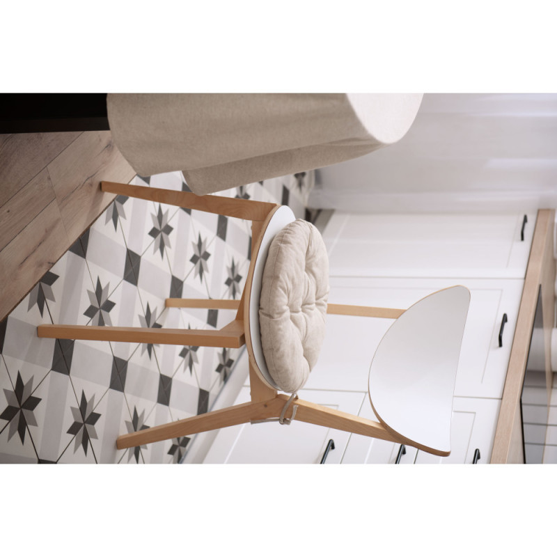 ARDESTO Sitpad Oliver, beige, D-40 cm, 100% cotton (filling 50% holofiber, 50% pp) (ART03OB)