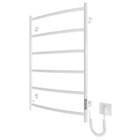 Mario towel dryer electric Classic НР-I, 800x530x85mm, timer-regulator, inox, white gloss (2.3.0115.10.WG)