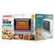 ARDESTO Electric oven, 60L, 2000W, mech., double glass, white (MEO-F60W)