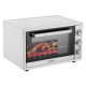 ARDESTO Electric oven, 60L, 2000W, mech., double glass, white (MEO-F60W)