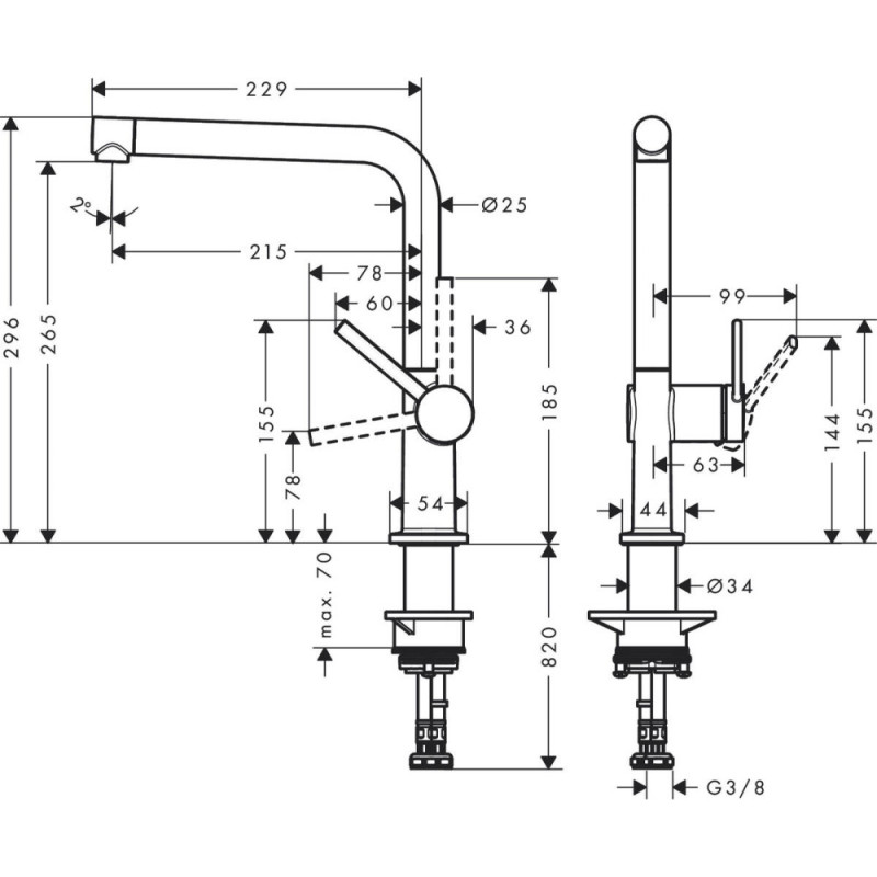 Hansgrohe Talis M54 72840800