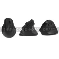 2E Mouse MF325 Silent, WL/BT, vertical, black (2E-MF325WBK)