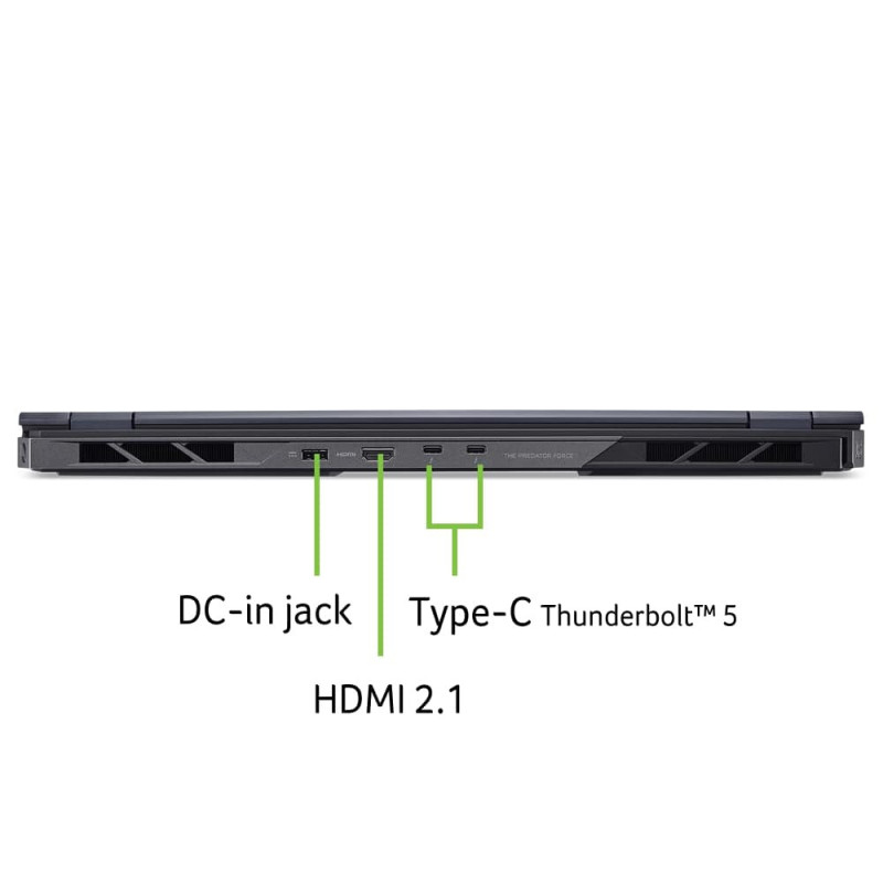 Acer Ноутбук Acer Predator Helios 18 PH18-73 18" WQUXGA IPS, Intel U9-275HX, 192GB, F5TB, NVD5090-24, Win11P, чорний (NH.QVWEU.001)
