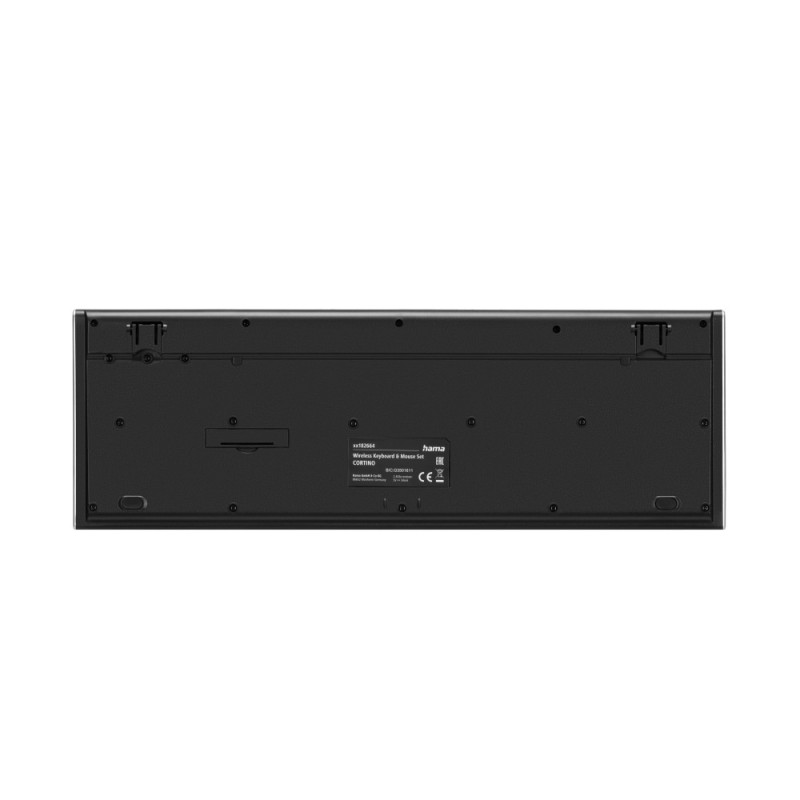 HAMA Combo keyboard and mouse Cortino WL, EN/UKR, black (89182664)