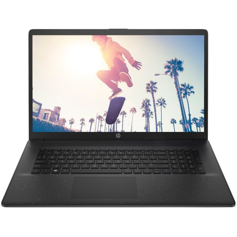 HP Ноутбук 17-cp3015ua 17.3" FHD IPS AG, AMD R7-7730U, 16GB, F512GB, UMA, DOS, чорний (CS8C6EA)