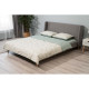 ARDESTO Bedding set 2.0 Gloria, sateen, duvet cover 200x220cm, bed sheet 230x240cm, pillowcases (2) 50x70cm, 100% cotton, fern green (ART2022FG)