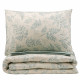 ARDESTO Bedding set 2.0 Gloria, sateen, duvet cover 200x220cm, bed sheet 230x240cm, pillowcases (2) 50x70cm, 100% cotton, fern green (ART2022FG)