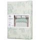 ARDESTO Bedding set 2.0 Gloria, sateen, duvet cover 200x220cm, bed sheet 230x240cm, pillowcases (2) 50x70cm, 100% cotton, fern green (ART2022FG)