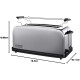Russell Hobbs Тостер Oxford 1600Вт, длинные слоты на 4 тоста, металл, серебристый (23610-56)