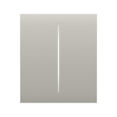 Ajax CenterButton 2-gang for LightSwitch, Jeweler, wireless, oyster (000029848)