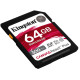 Kingston Карта памяти 64GB SDXC C10 UHS-II U3 R300/W260MB/s (SDR2/64GB)