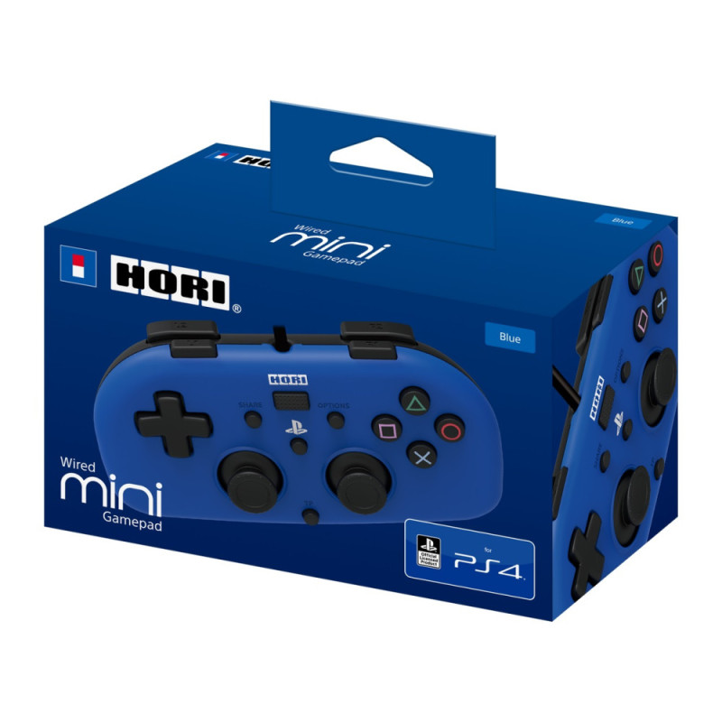 Hori Wired Mini Gamepad (Blue) for PlayStation®4 (4961818028395)