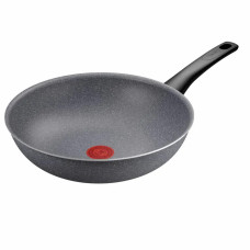 Tefal Wok pan Hard Stone, 28 cm, aluminum, bakelite, gray (D4561932)