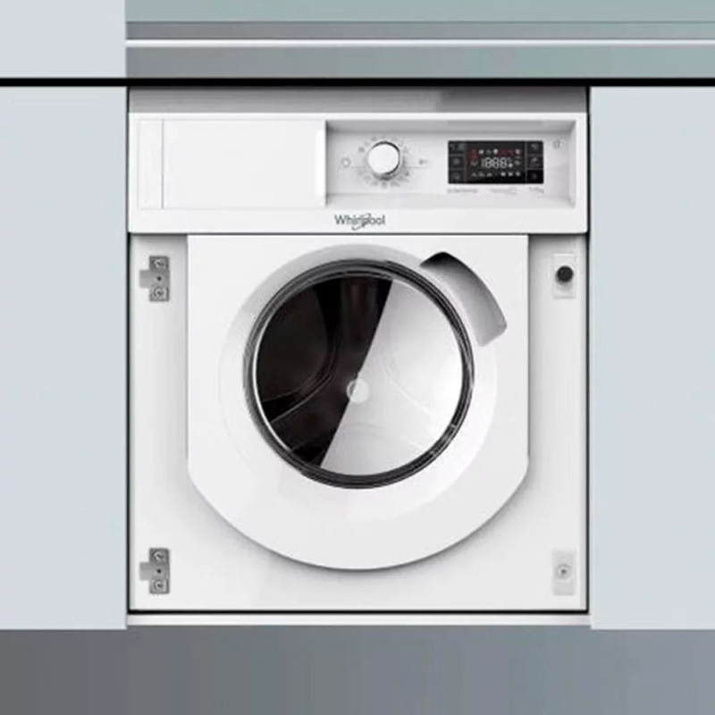 Whirlpool Washer-dryer built-in top load, 7(5)kg, 1400, A+++, 60cm, display, steam, invertor, white (BIWDWG75148UA)