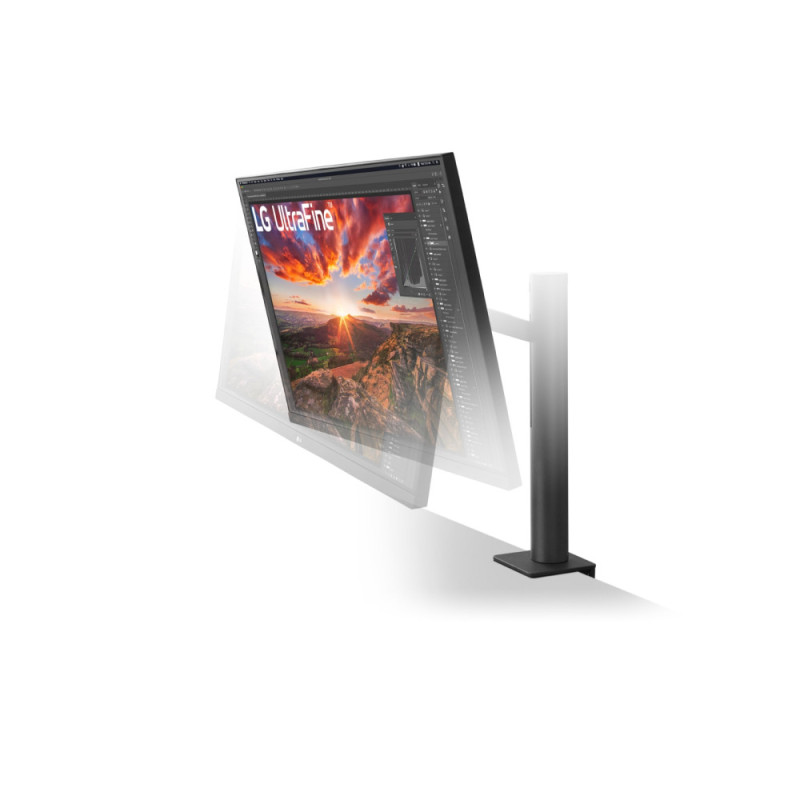 LG Monitor 31.5  32UN880-B 2xHDMI, DP, USB-C, MM, IPS, 3840x2160, 95%DCI-P3, Pivot, HDR10