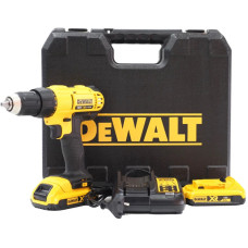 DeWALT Дриль-шурупокрут XR Li-Ion 18В акб 2х2А·год 42Нм 450-1800об/хв патрон 13мм ЗП кейс 1.28кг (DCD771D2)