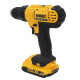 DeWALT drill/driver XR Li-Ion 18V battery 2x2A h 42Nm 450-1800rpm chuck 13mm ZP case 1.28kg (DCD771D2)