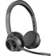 Poly Voyager 4320-M Stereo On-ear computer headset with BT700 adapter, USB-C, Bluetooth, omnidirectional, Acoustic fence, Microsoft Teams certificate, black (77Z30AA)
