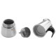 ARDESTO Гейзерная кофеварка Gemini Apulia, 0.3л, 6 чашек, нержавеющая сталь (AR0806SS)