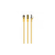 Патч-корд 15м S/FTP Cat 6A CU LSZH yellow Cablexpert (PP6A-LSZHCU-Y-15M)