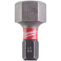Milwaukee Shockwave Bits, Hex 12x25mm, Set of 2 (4932430900)