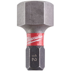 Milwaukee Shockwave Bits, Hex 12x25mm, Set of 2 (4932430900)