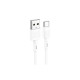 Дата кабель USB 2.0 AM to USB-C 1.0m 3A X83 white HOCO (6931474770912)