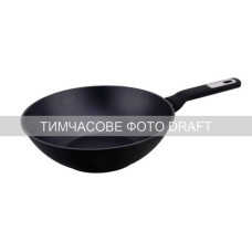 ARDESTO WOK Fry pan Gemini Lucca, 28cm, aluminium, black (AR1928W)