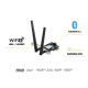 ASUS WiFi-adapter PCE-AX1800 Bluetooth 5.2 PCI Express WPA3 MU-MIMO OFDMA
