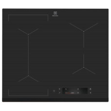 Electrolux Варильна поверхня індукційна, 60см, розширена зона, термощуп, Fry sensor, сенсорний дисплей, Hob2Hood, графіт (EIS6648)
