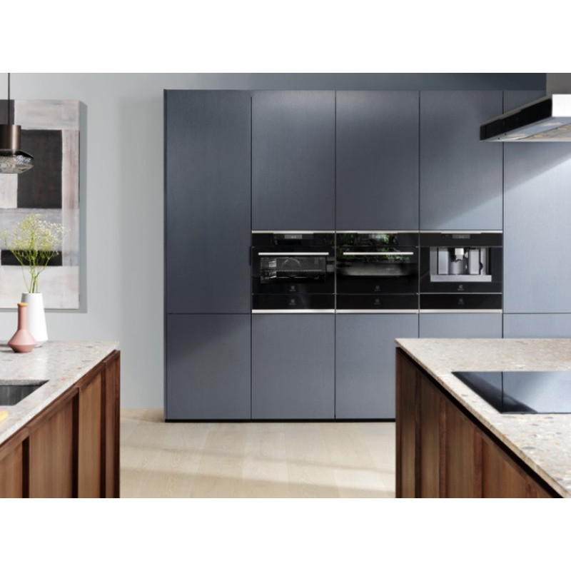 Electrolux Варочная поверхность индукционная, 60см, расширенная зона, термощуп, Fry sensor, сенсорный дисплей, Hob2Hood, графит (EIS6648)