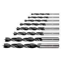 Graphite Набір свердел по дереву GRAPHITE спіральне 3-10мм 8шт (54T575)