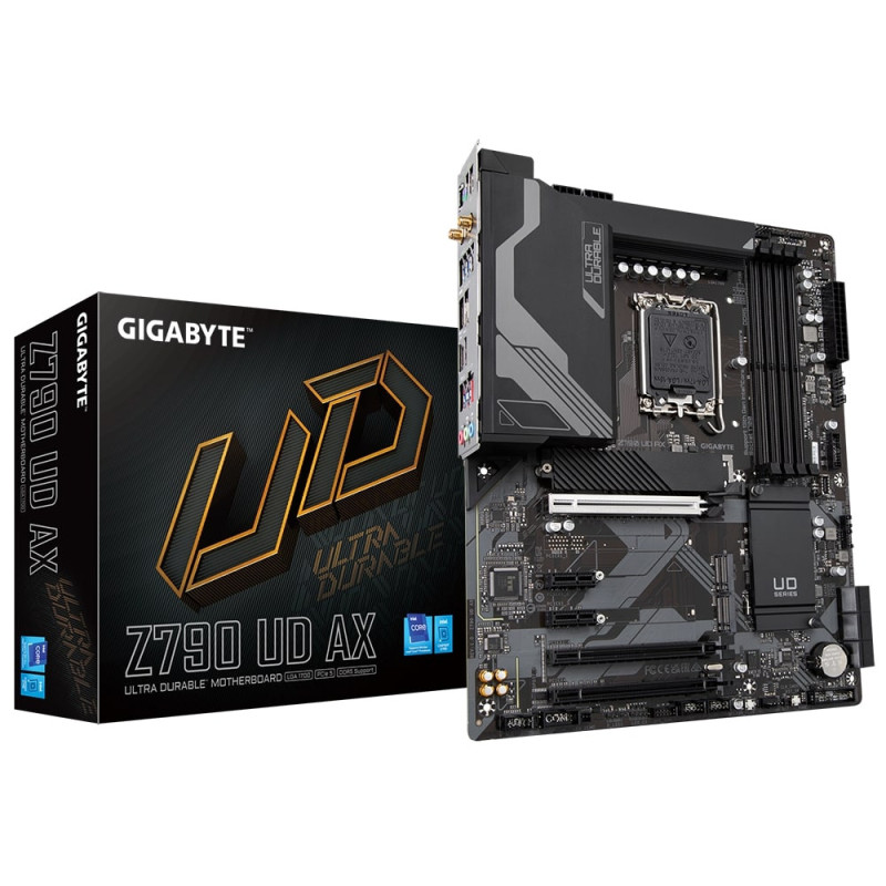 Gigabyte Motherbard Z790 UD AX s1700 Z790 4xDDR5 M.2 HDMI DP ATX (Z790_UD_AX)