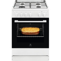 Electrolux Плита газова, 59л, 60x60см, білий