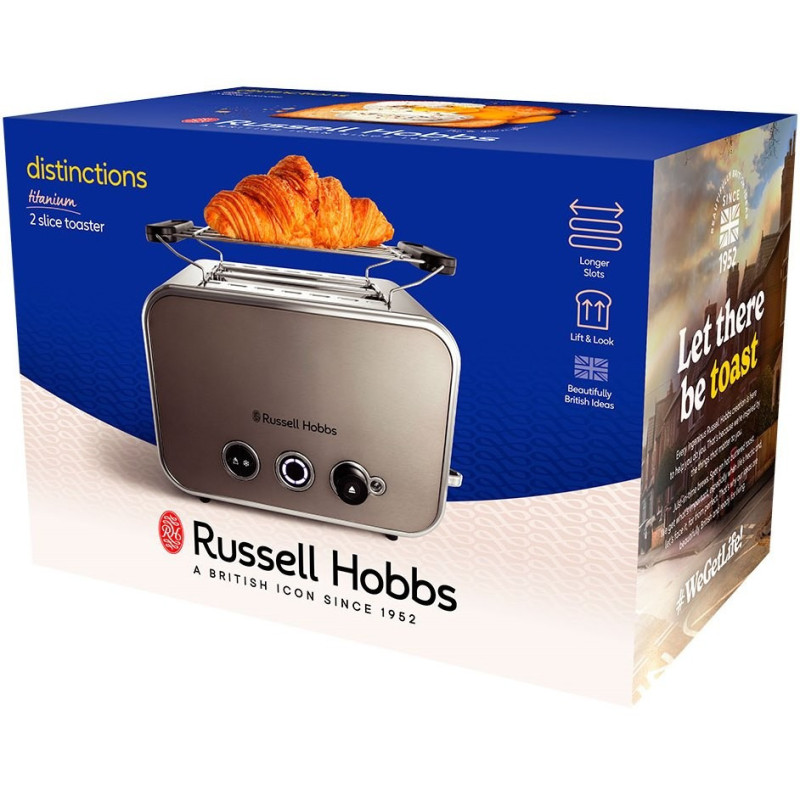 Russell Hobbs 26432-56 Distinctions 2-Slice, Titanium