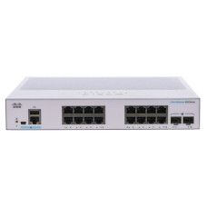Cisco Комутатор CBS250 Smart 16-port GE, 2x1G SFP (CBS250-16T-2G-EU)