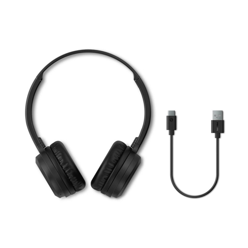 Philips Наушники On-ear TAH1108 BT 5.2, SBC, Wireless, Mic, Черный (TAH1108BK/00)