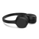 Philips Наушники On-ear TAH1108 BT 5.2, SBC, Wireless, Mic, Черный (TAH1108BK/00)