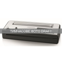 ARDESTO Vacuum Sealer for rolls and packages, 110W, 28сm, electronic control, +1 roll, plastic+ inox, silver (VS-X2B)