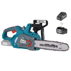 Könner & Söhnen Set KS CS20V-12 cordless chainsaw, KS C45A 20V battery charger, KS 20V4-1 lithium battery 20V (KSCS20V-12SETMAX)