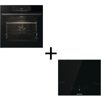 Gorenje SET (oven electrical BOS6737E06BG + hob induction GI6401BSC), 743032, black (SET_BOS6737E06BG_GI6401B)